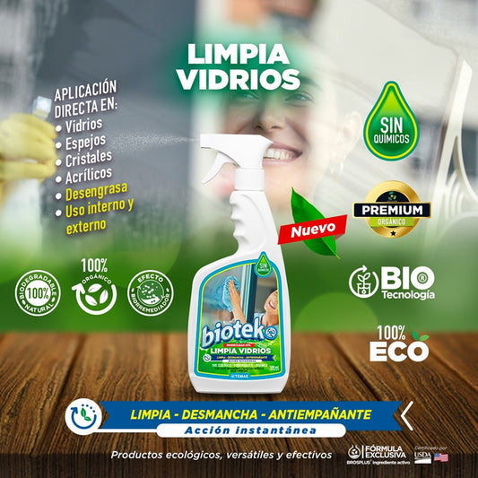 BIOTEKO LIMPIA VIDRIOS