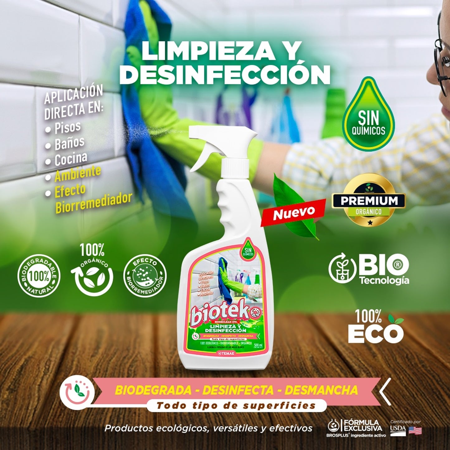 BIOTEKO LIMPIEZA Y DESINFECIÓN