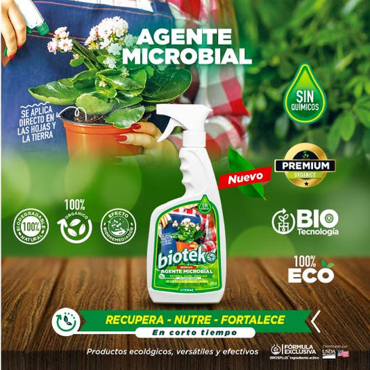 Agente Microbial fortalecedor de plantas 500mlt