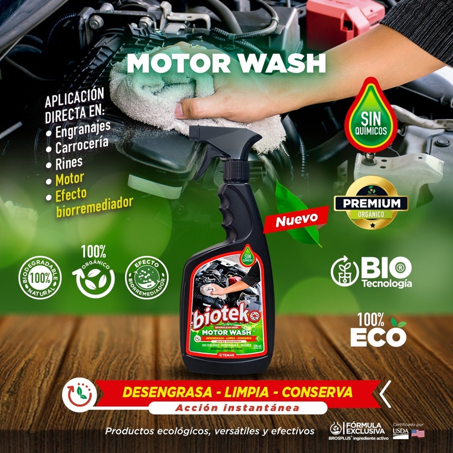 BIOTEKO MOTOR WASH