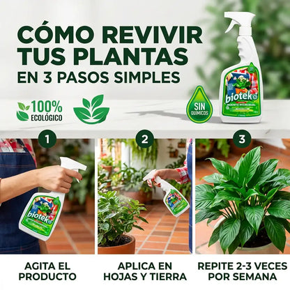 BIOTEKO PLANTAS | Recupera plantas débiles desde la raíz